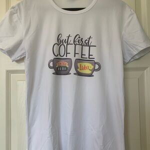 White Coffee Graphic T-Shirt